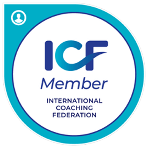 ICF member logo by the international coaching federation